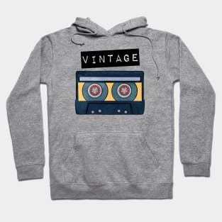 Vintage - Orange Cassette Hoodie